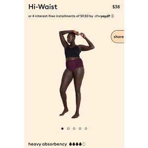Thinx Hi-Waist, Moderate Absorbency